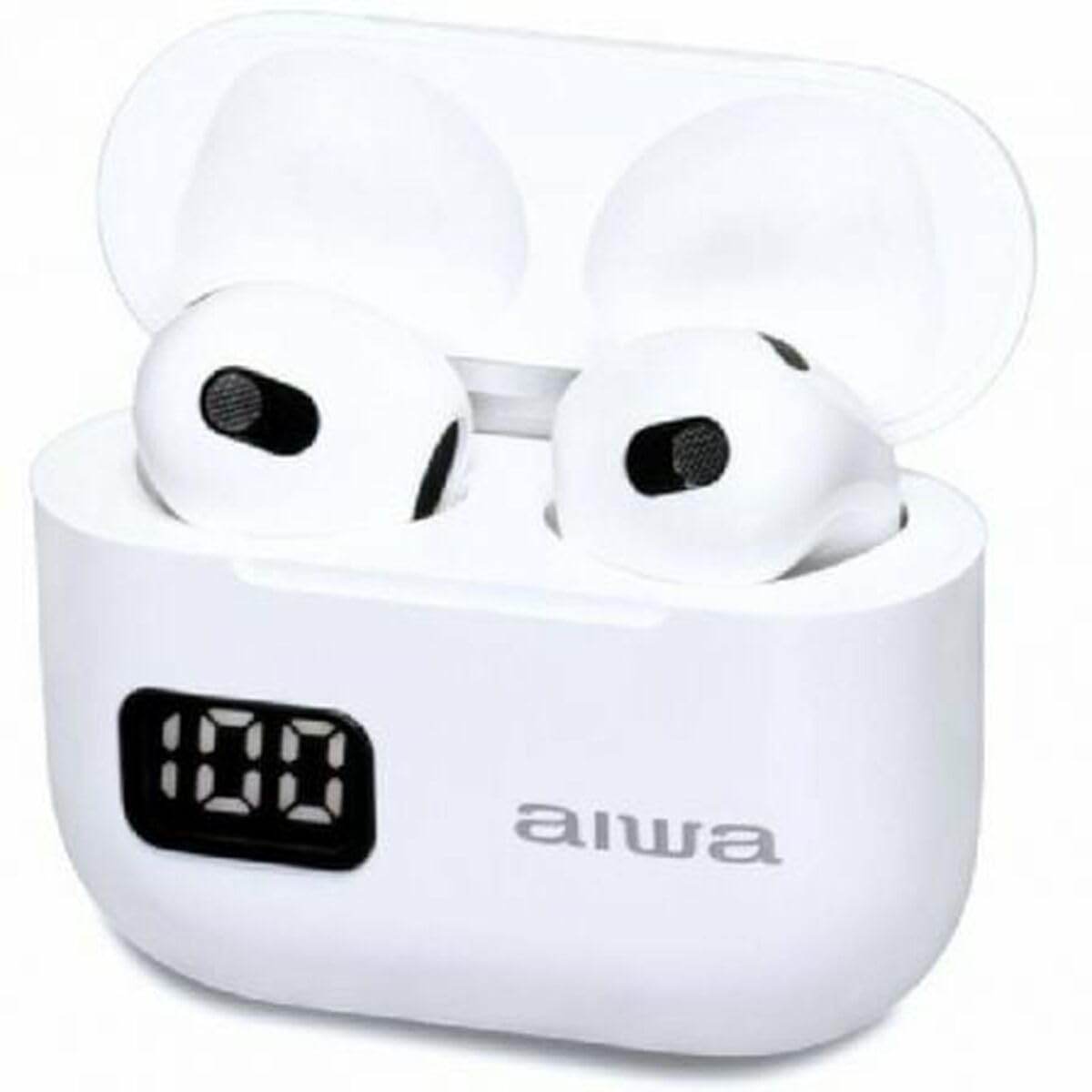 Aiwa Ebtw-100 White - Auriculares Inear True Wireless