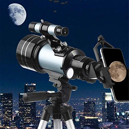 Telescopio portátil refractor para principiantes con trípode ajustable miniatura 3