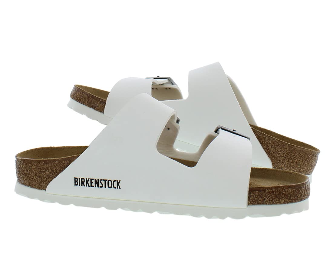 Amazon.com | Birkenstock Women's Arizona Birko-Flo White Birko