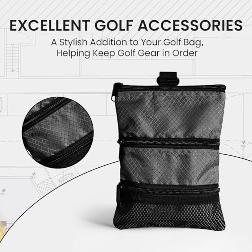 FINGER TEN Golf Pouch with Pencils