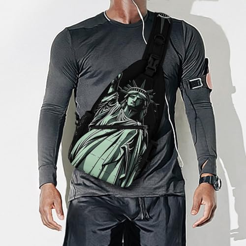 Bolso cruzado estilo Statue of Liberty para senderismo miniatura 7