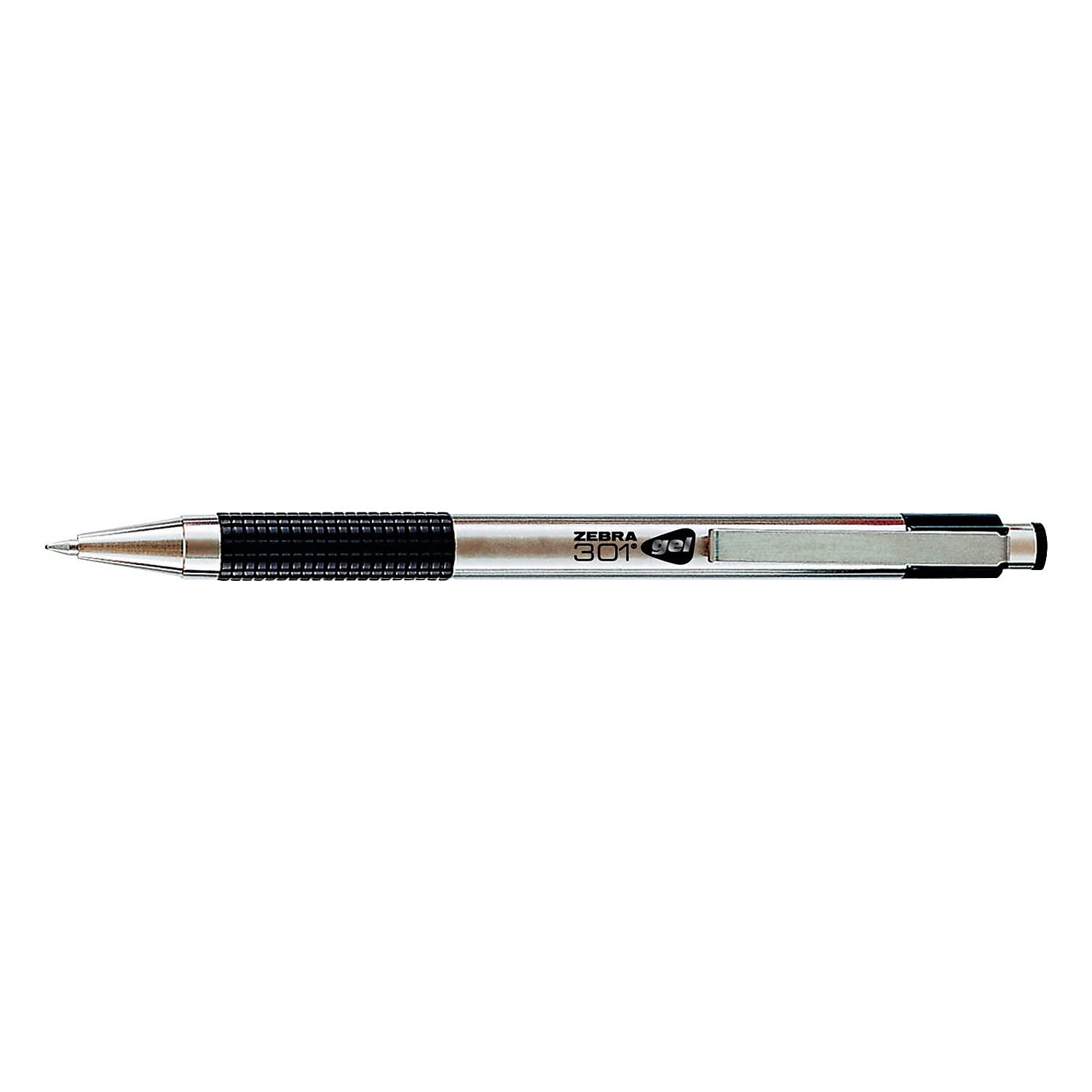 Amazon | Zebra 41311 G301 ローラーボール 格納式ゲルペン ブラック