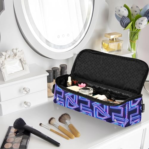 Bolsa de viaje para herramientas de cabello para mujeres y tapete resistente al calor para rizadores, planchas y alisadores, organizador portátil miniatura 7