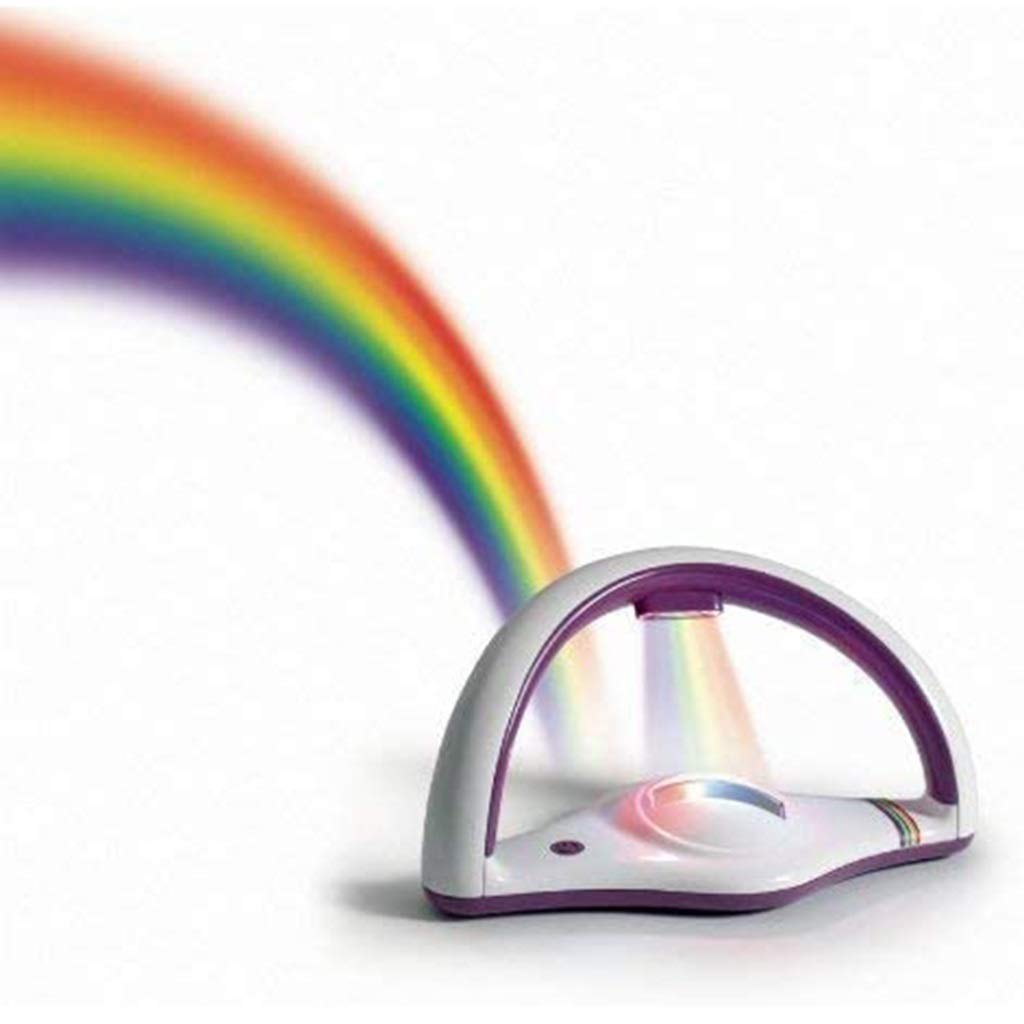 Bright Rainbow Projector LED Colorful Lamp Rechargeable Romantic Rainbow for Wife, Girl, Valentine's Day, Children's Day, Wedding Anniversary