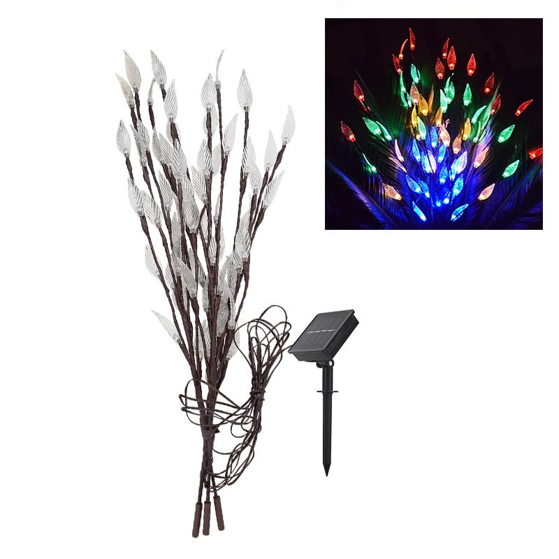 Epyz Solar Garden Lights Outdoor Solar Landscape Tree Lights, Waterproof Solar Christmas Decorative Path Lights, for Garden, Patio, Backyard [ 60Pcs LED MultiColour Light ] [ Pack Of 3 ] (B08NCC8VK5) Amazon Price History, Amazon Price Tracker