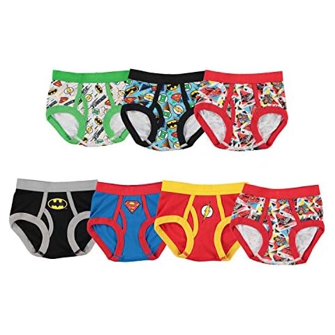 DC Comics Justice League Boys Underwear 7-Pack Cover