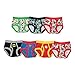 DC Comics 100% Cotton Briefs with Prints Including Superman, Batman, The Flash Logos, Sizes 2/3T, 4T, 4, 6, 8