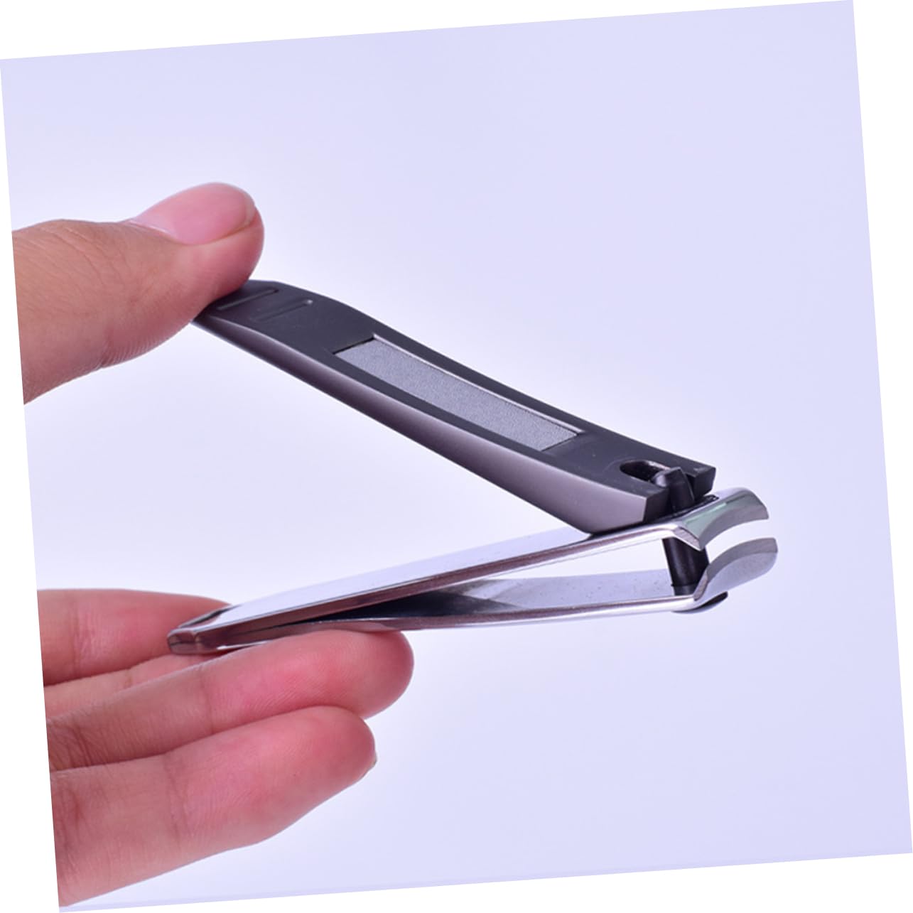 Healifty 6 Pz Tagliaunghie Piedi Tagliaunghie Per Unghie Acriliche Per Donna Per Unghie Spesse Kit Da Manicure Abito Quadrato Uomo Custodia in Pelle