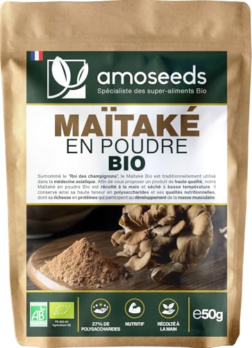 Maïtaké en poudre Bio 50G | Origine Europe | Roi des Champignons ...