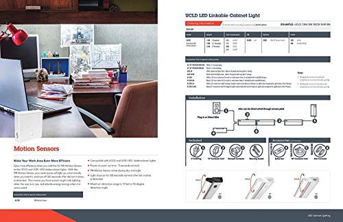 Lithonia Lighting Ucel 12In 30K 90Cri Swr Wh M6 Contractor Select Led Linkable Cabinet Light 3000K 12" White #TOP7