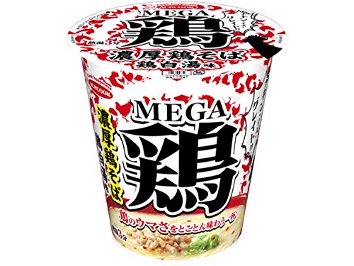 エースコック MEGA鶏 濃厚鶏そば 96g ×12個