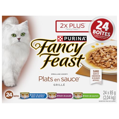 Fancy Feast Gravy Lovers Wet Cat Food, Variety Pack 85 g Can (24 Pack) - Image 3