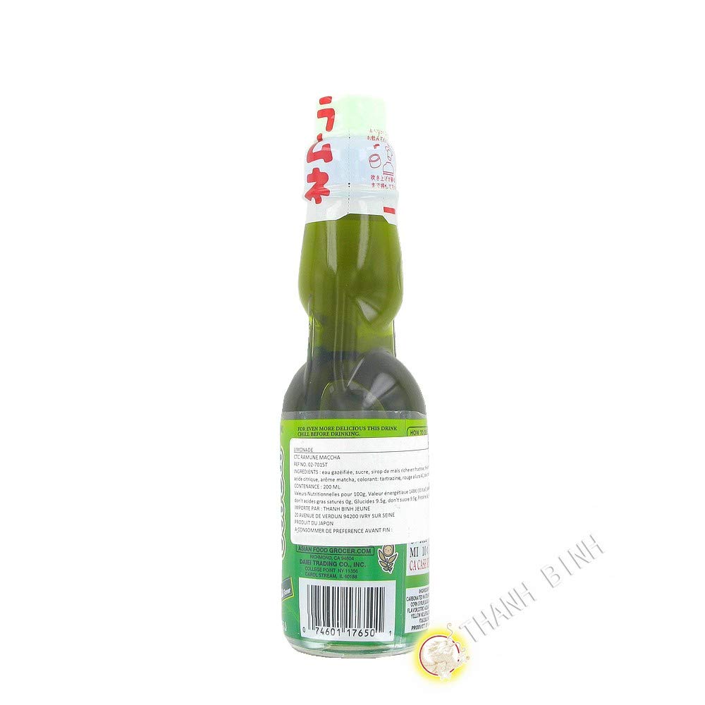 Limonada japonés ramu matcha té verde CTC 200ml Japón - Juego de 6 piezas
