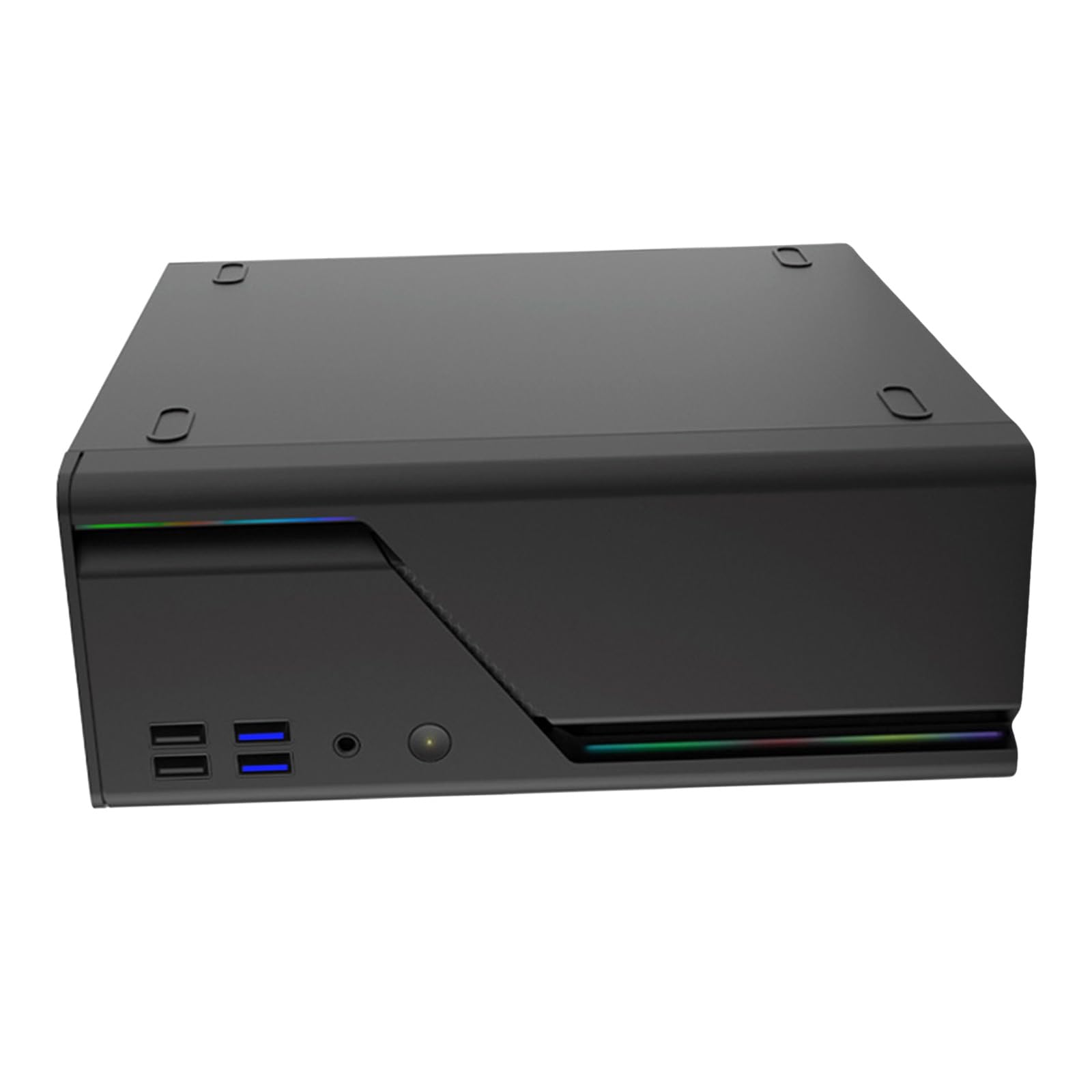 Buxuaaaa Space Saving Miniature Enclosure Industrial Metal Housing for Workstations or Entertainment Centers Metal Miniature Case