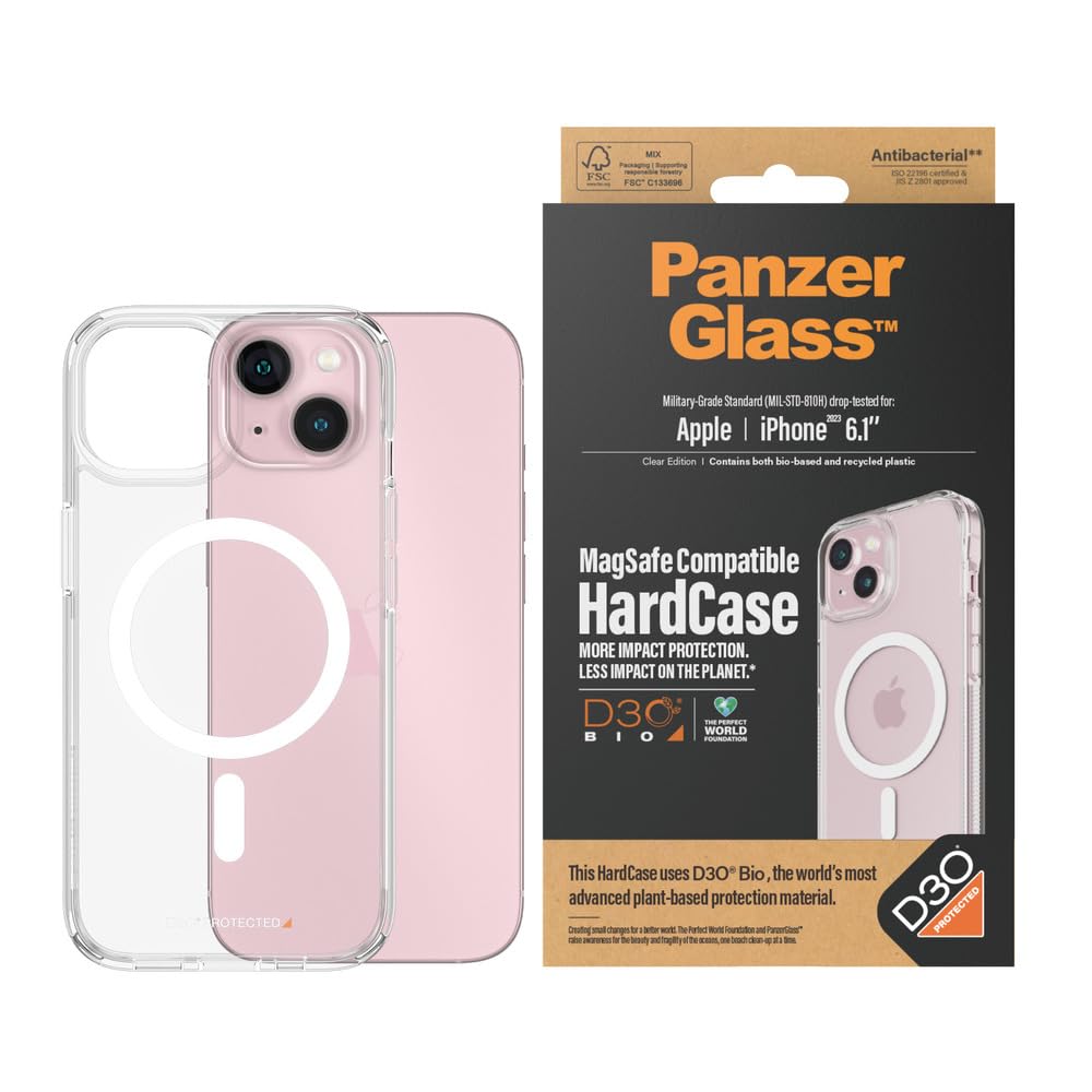 Panzer Glass iPhone 15 MagSafe対応ハードケース Amazon.co.jp: PanzerGlass パンザーグラス iPhone 15 HardCase