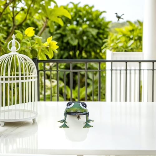 Lámpara solar de metal DECHOUS con iluminación suave para jardín 6