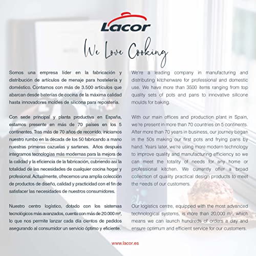 Lacor - 62588 Edelstahlflasche, Edan, Wasserflasche, doppelte Isolierwand, Schraubverschluss, BPA-frei, Fassungsvermögen: 0,5 l, Marineblau