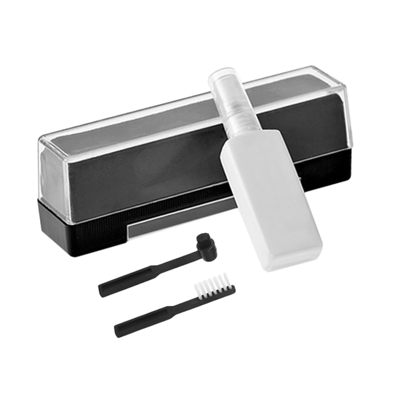 Kit de Limpieza para Vinilos y Tocadiscos Cepillo Antiestático y Paño de Terciopelo Portátil para Limpieza Completa en Casa o Viaje