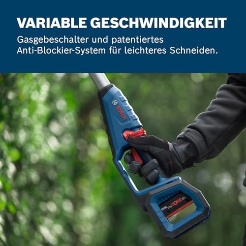 Bosch Professional 18V System Teleskop-Heckenschere GHE 18V-50 TP (2,5-m-Teleskopstange, 3.400 Hübe pro...