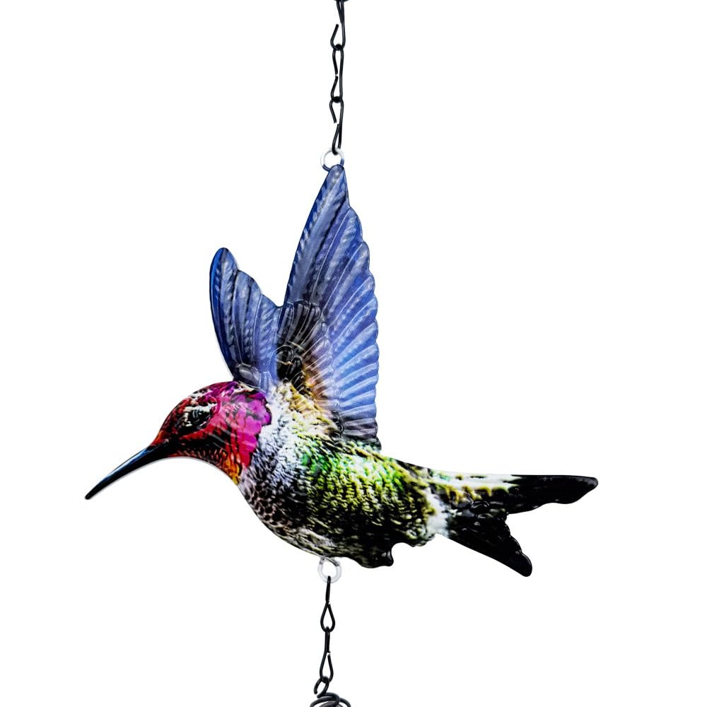 Wind Chime Hummingbird Wind Chimes Garden WindChimes For Party Festival Decor Windchime(Gr�n)