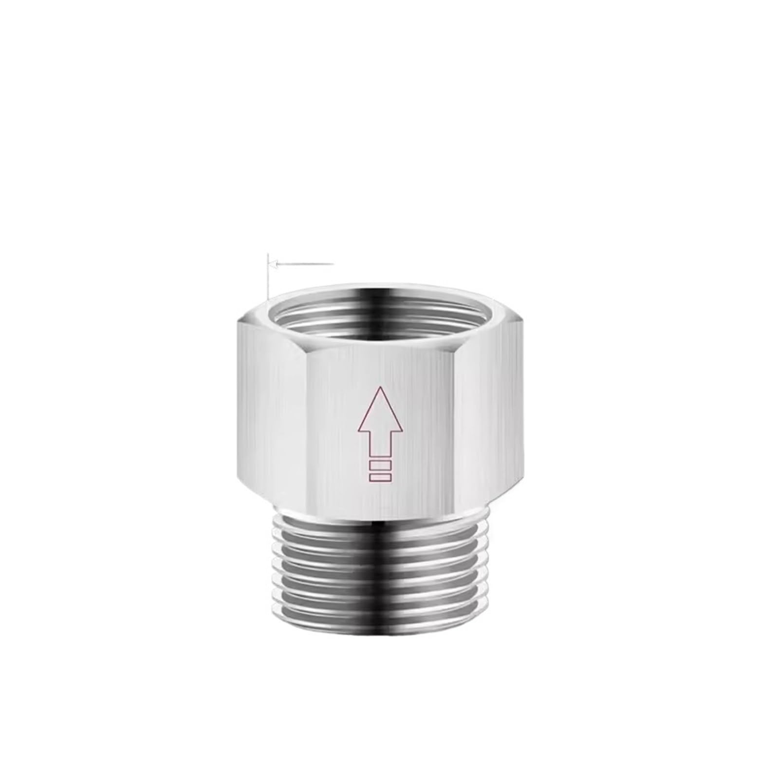 AARTERZZA 1/2" BSP Male-Female Thread 304 Stainless Steel Check Valve One Way Non-Return Valve
