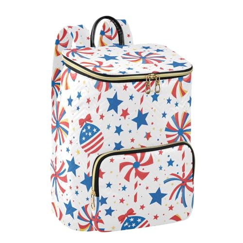 KLL Toy Windmill 4th Of July Independence Backpack for Women Stylish Multipurpose Ladies Travel Backpack for Yoga Sports Travel2