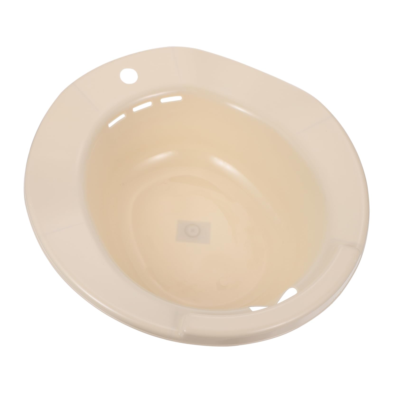 Gogogmee 1pc Bidet Foldable Bath Tub Postpartum Care Kit Toilet Sitz Bath Hemorrhoids Postoperative Care Basin Pumice Stone for Feet Spray Steam Kit Bath Seat Basin Sitz Bath for Pp Beige