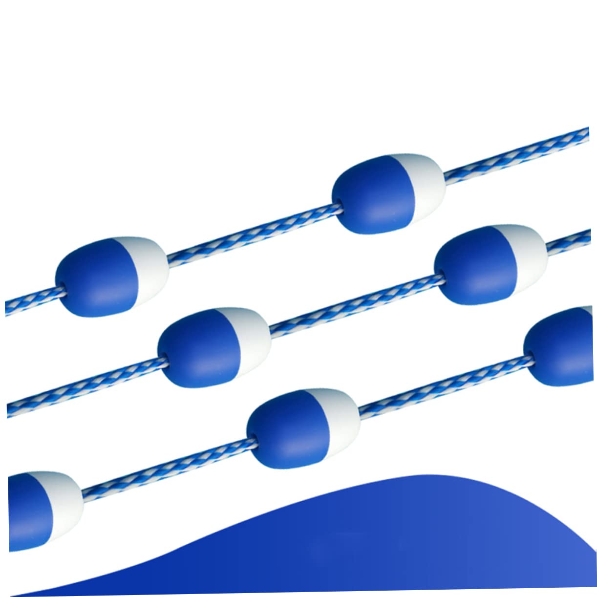 Stabiles 7 m langes Schwimmbad-Trennseil mit schwimmendem Ball, wasserdichter Schwimmmarker für Pooltraining und Schwimmzubehör