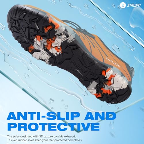Image of SIMARI Water Shoes for Women Men - Barefoot Quick-Dry Aqua Socks | Lightweight Swim Shoes for Surfing, Swimming, Beach Sports, Kayaking, Diving | Non-Slip Design