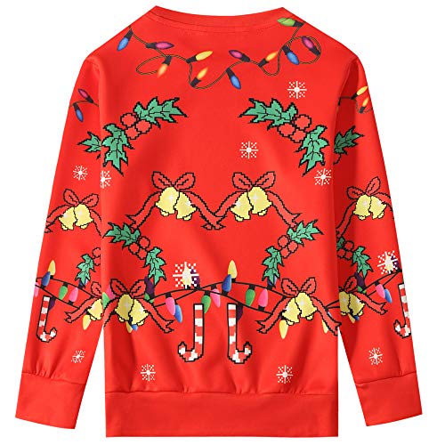 SSLR-Big-Boys-Ugly-Christmas-Sweatshirt-Christmas Hoodies Pullover Funny Xmas Crewneck Lightweight2