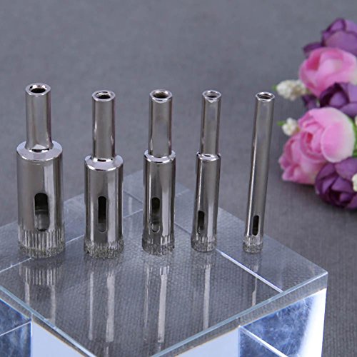 Brocas diamantadas para taladro 5 piezas 6-14mm miniatura 4