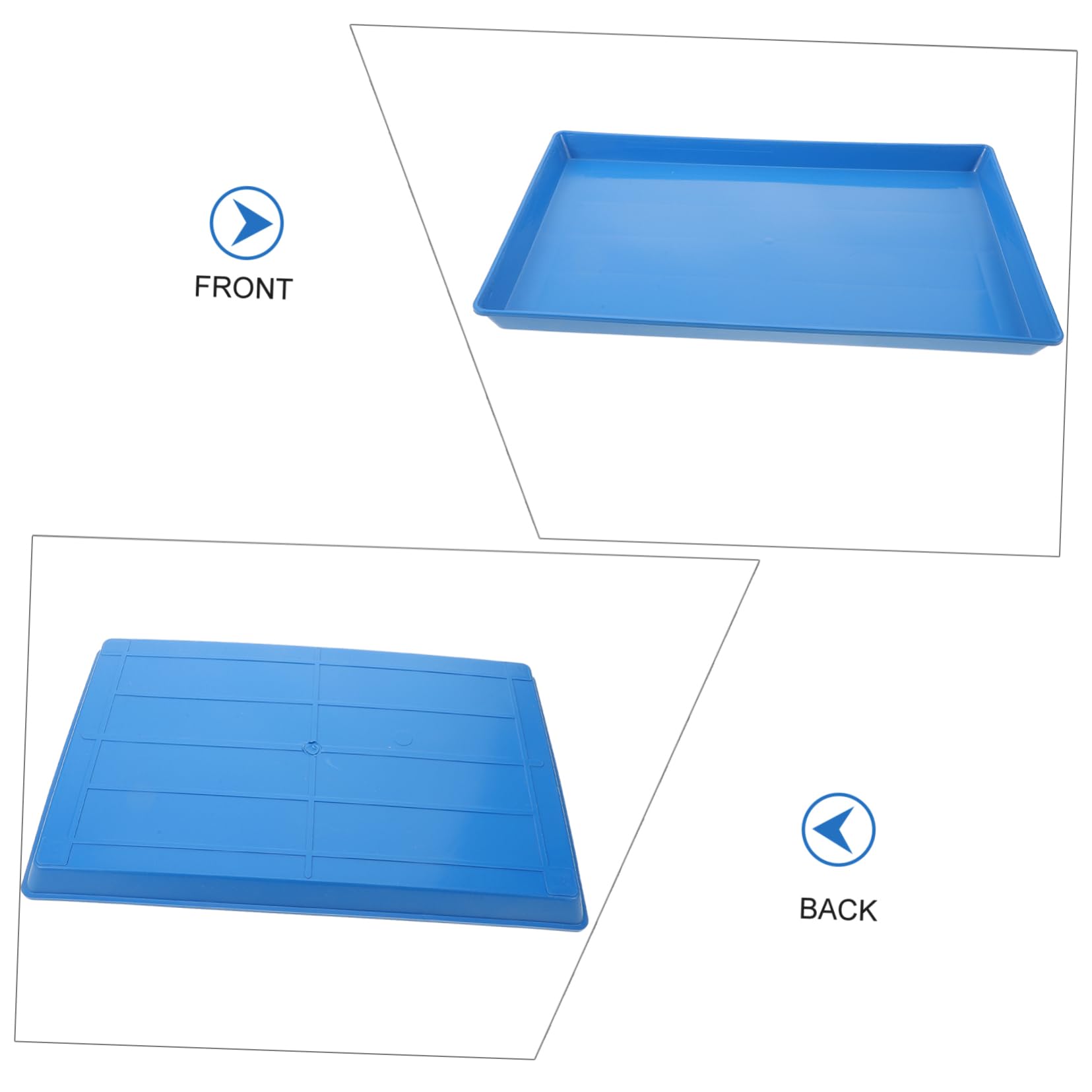 Porta Traversina per Cestino Animali Domestici in Plastica Blu, Progettato per Gabbie e Cage Cani, Facile da Pulire e Adatto a Diverse Toilette per Animali