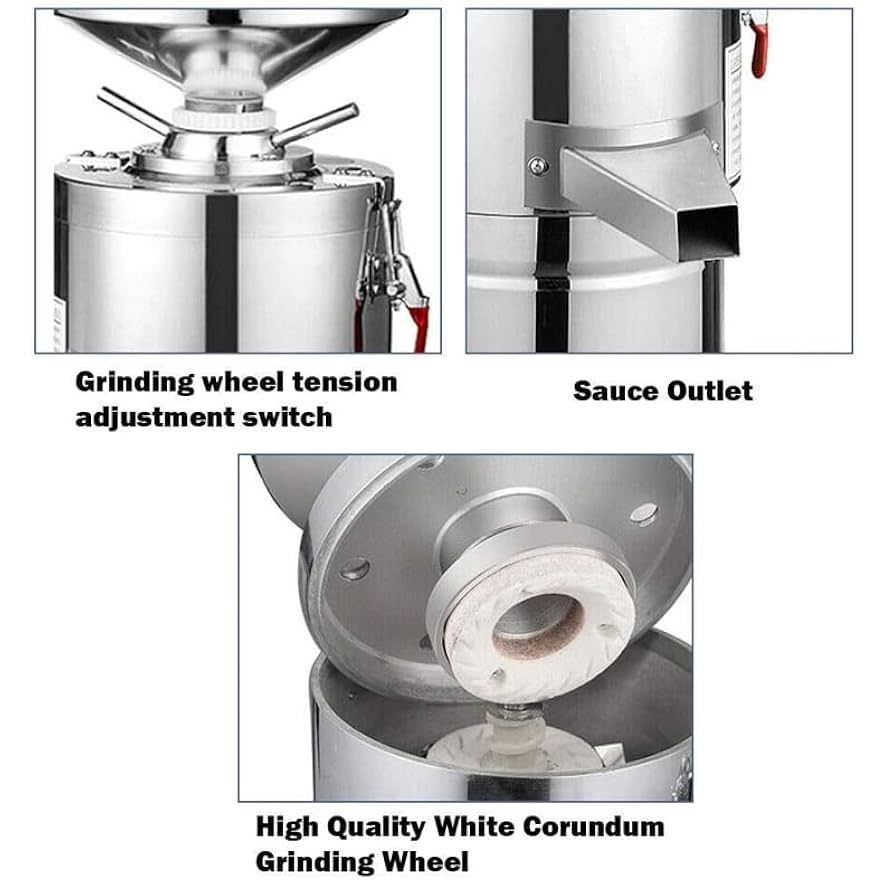 Amazon.co.jp: 商用電気ピーナッツバターマシン、1100ワット電気