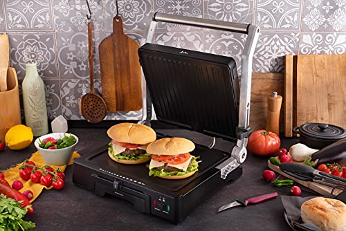 Jata GR266 Parrilla Eléctrica Grill 3 en 1: La Mejor Opción para Cocinar con Estilo y Eficiencia - Imagen 6