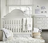 Wendy Bellissimo 4pc Nursery Bedding Baby Crib Bedding Set - Elephant Crib Bedding from The Hudson Collection in Grey and White
