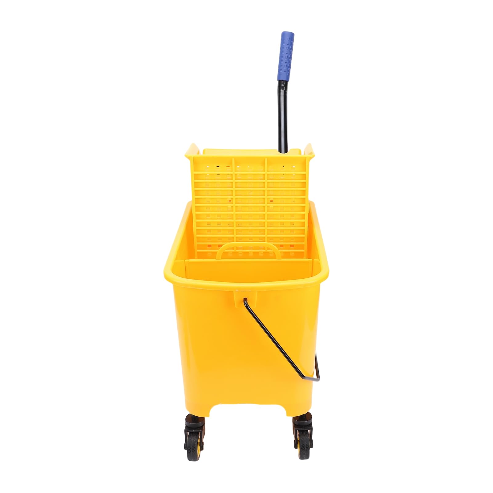 Generic Cubo Móvil para Fregona de Alta Resistencia, Capacidad de 20 litros, Escurridor de Prensa Lateral, Ruedas Giratorias de 360°, para Uso Comercial