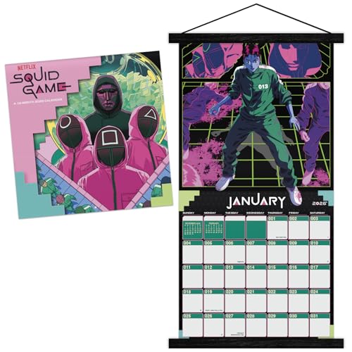 2026 Squid Game Wall Calendar & Magnetic Frame
