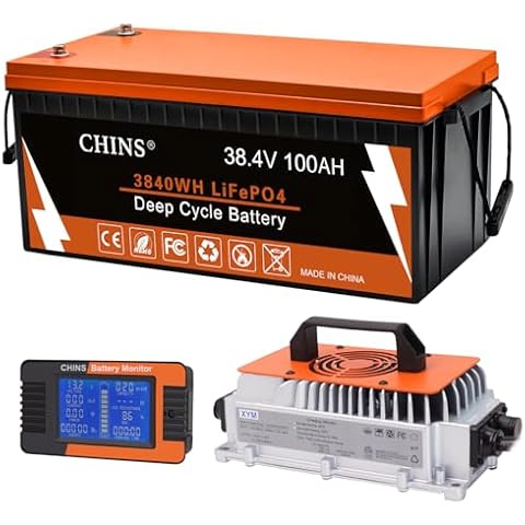 CHINS 36V 100Ah Lithium Golf Cart Battery Cover
