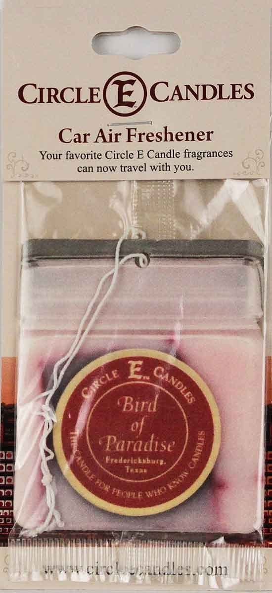 Circle E Bird of Paradise Air Car Freshner (2 Pack)
