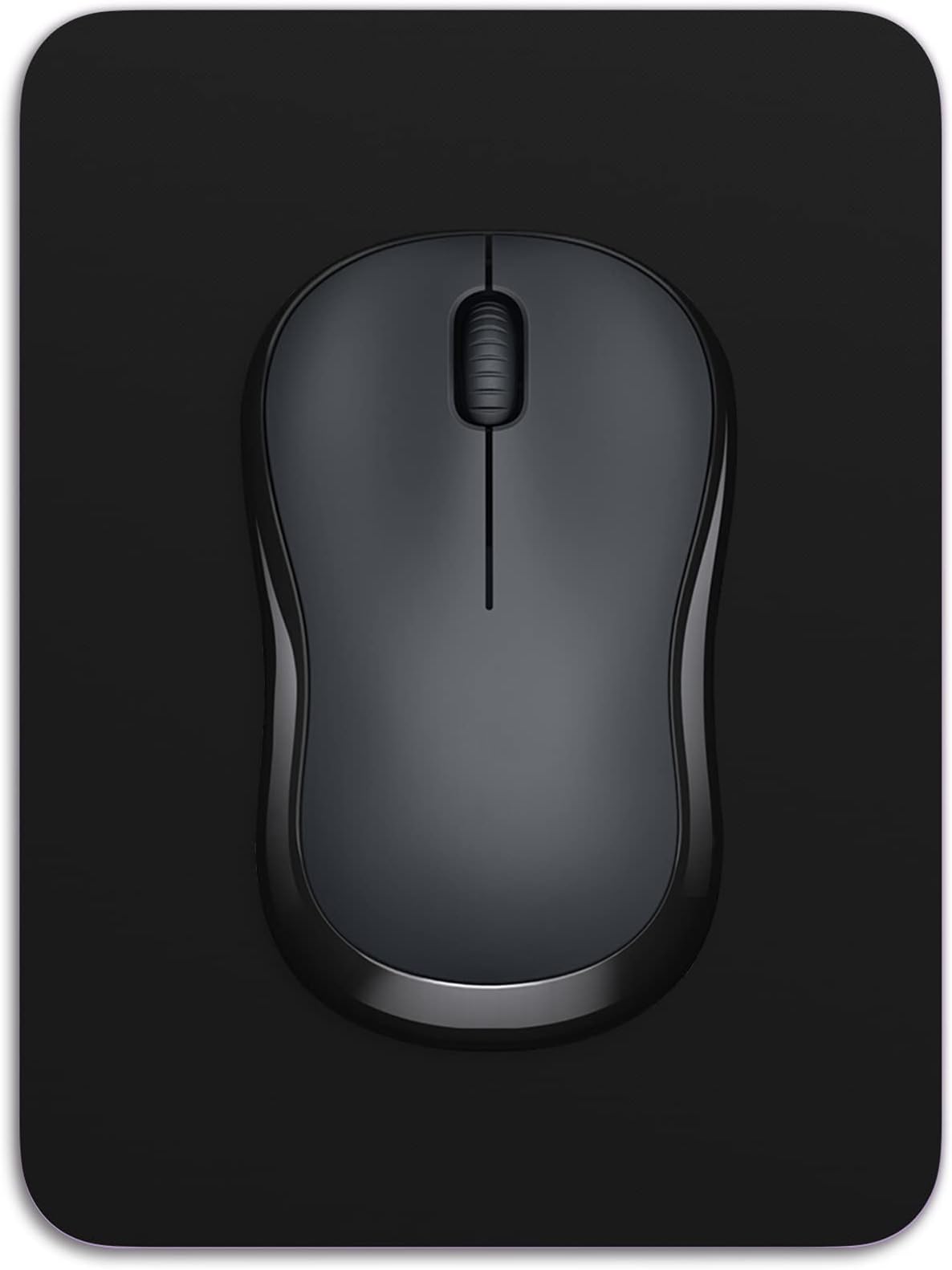 Amazon Basics Small Computer Mouse Pad Black Office Products