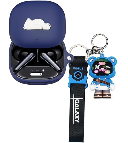 HOGOKABA イヤホンケース Anker Soundcore Liberty 5に適合する ワイヤレス イヤホンケース Soundcore Liberty 5 用 カバー イヤホンカバー 耐衝撃 落下防止 防水 防塵 シリコン ヘッドホンケース キーホ