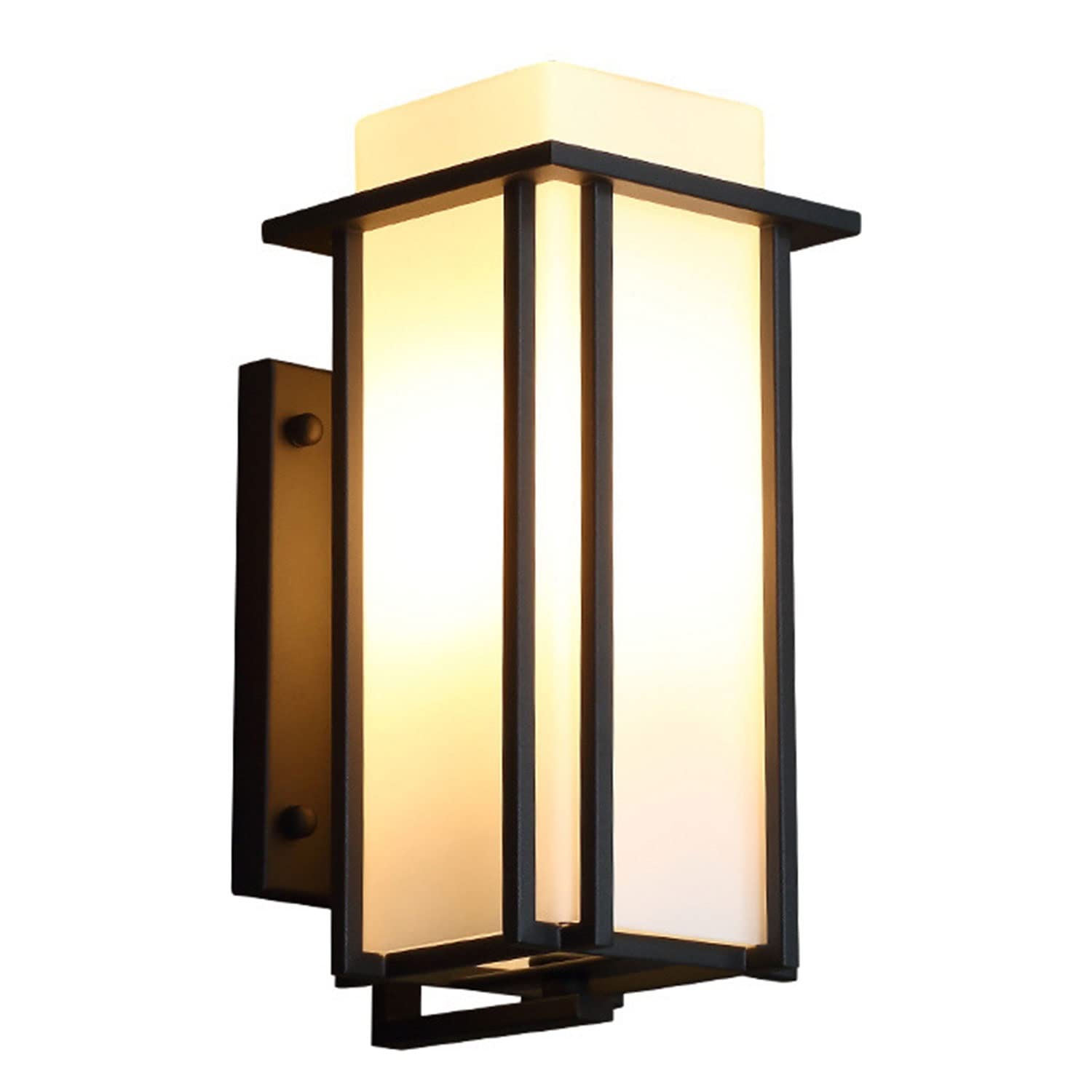 HUAYUSEDF Outdoor Wall Lantern Sconce Light Fixture Waterproof for Patio Garden Porch Fence Yard