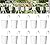 Dahey 10 Pcs Hanging Flower Pots Metal Iron Bucket Planter for Railing Fence Balcony Garden Home Decoration Flower Holders with Detachable Hook,Iron