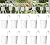 Dahey 10 Pcs Hanging Flower Pots Metal Iron Bucket Planter for Railing Fence Balcony Garden Home Decoration Flower Holders with Detachable Hook,Iron