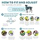 Outward Hound Standley Sport Green Performance Schwimmweste für Hunde, Größe S