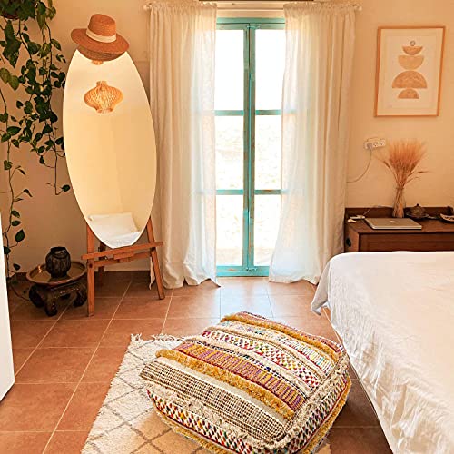 Böhmischer Bodenkissen - Mischung aus Reiner Wolle und Baumwolle - Füllstoff Nicht im Lieferumfang enthalten - 60x20cm… – Bild 3