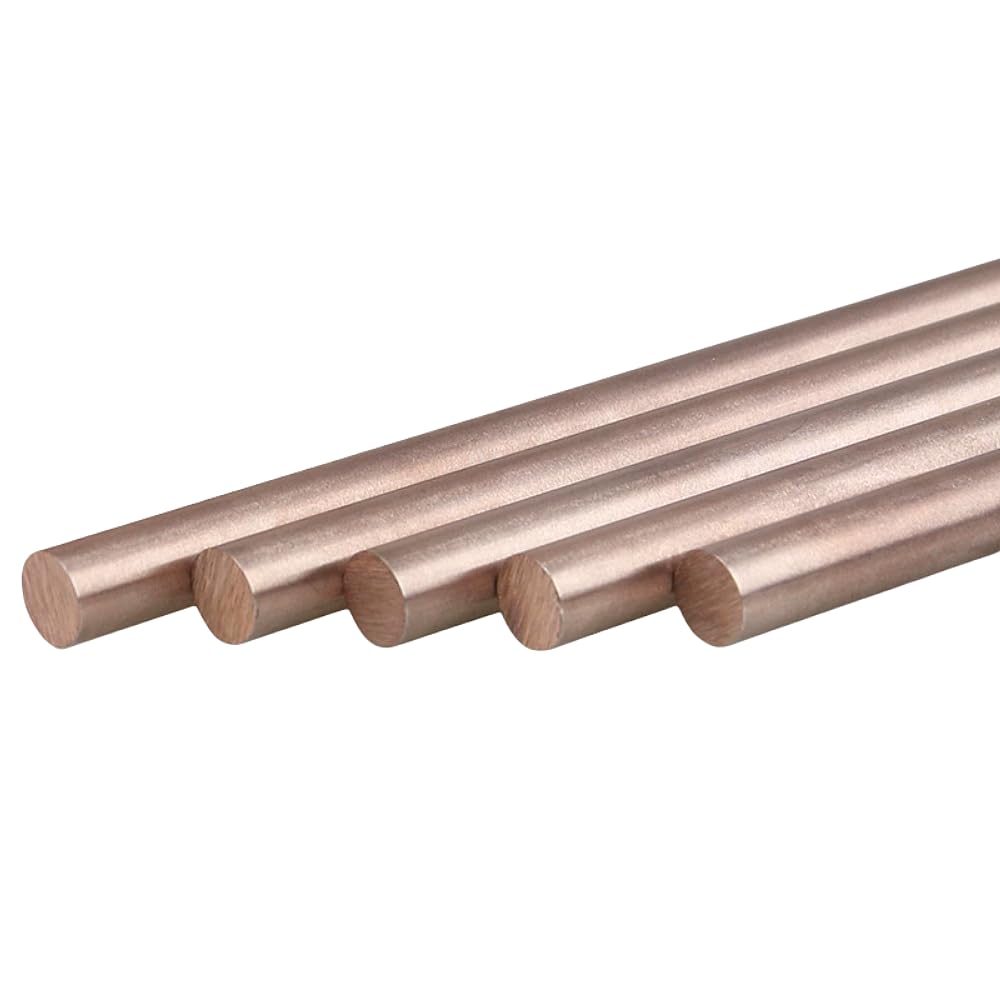 Hochleistungs-Stab aus Wolfram-Kupfer-Legierung (W80%/Cu20%) – 200 mm Länge, ideal for wissenschaftliche Forschung und industrielle Tests(Dia8mm)