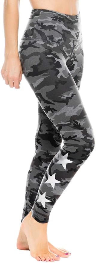 Strut this camo star leggings Clearance