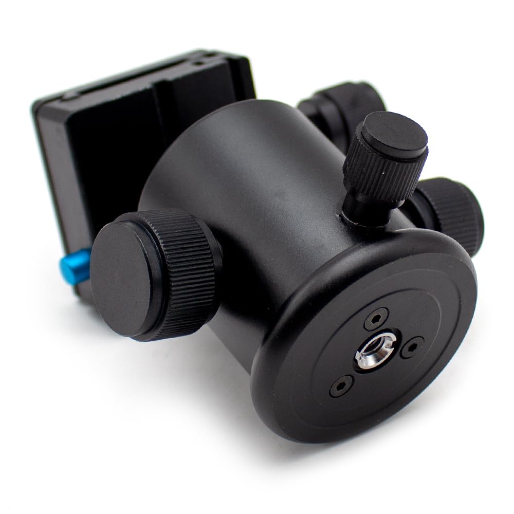 Mesa de Fotografía Circular de Acrílico de 15cm con Cabezal Esférico Universal, Resistente Y con Capacidad de Carga de 15 Kg para Estudio Fotográfico de Productos.