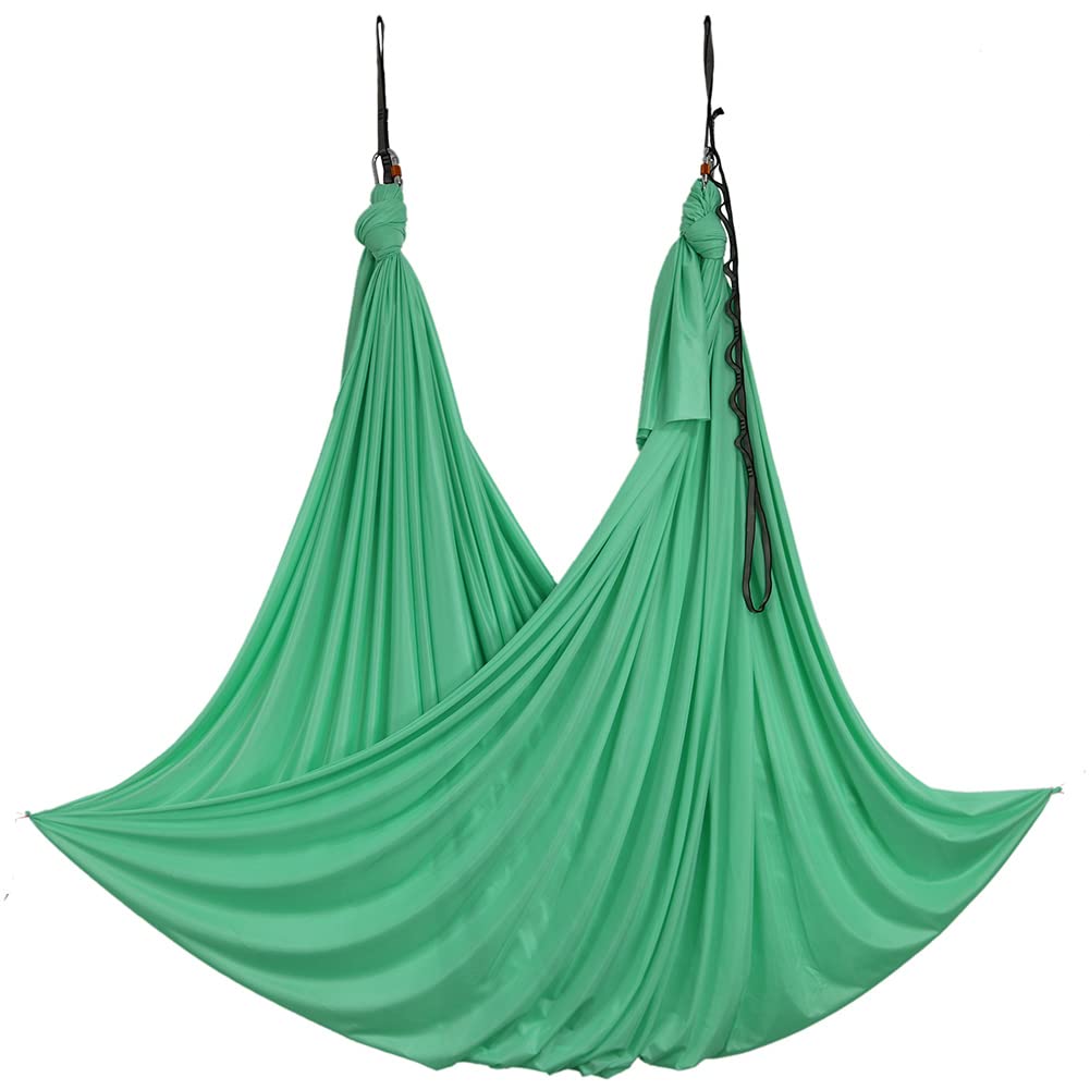 Aerial Yoga Amaca Silk Fabric Deluxe 5x2.8m Volante per Yoga Bodybuilding Workout